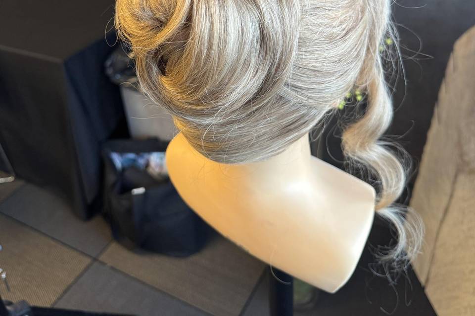 Chignon glamour