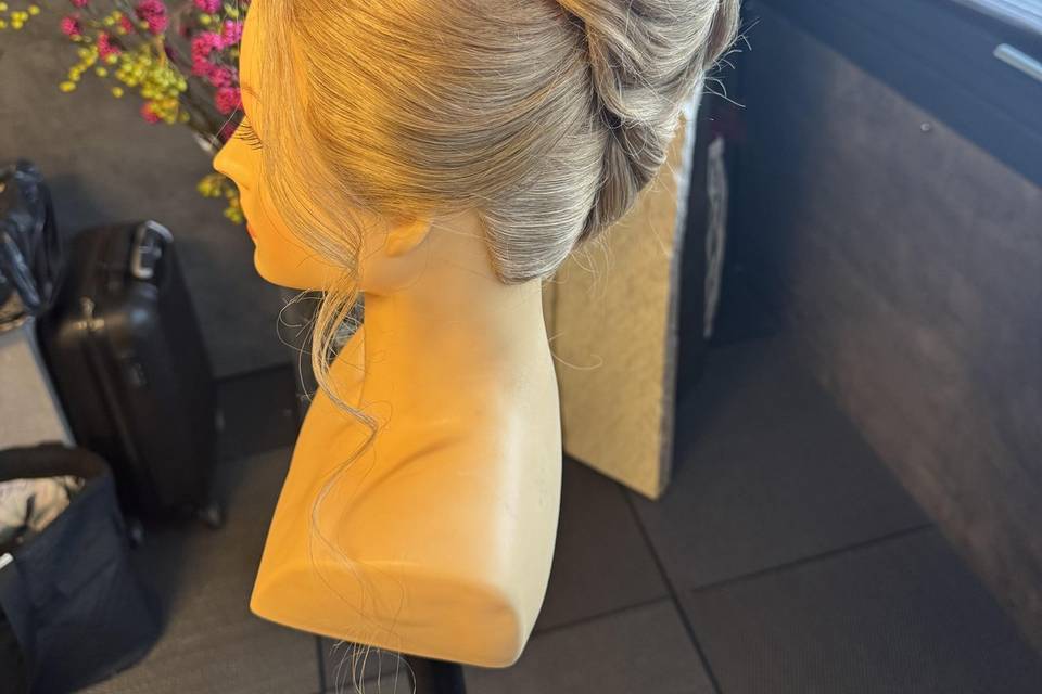 Chignon glamour