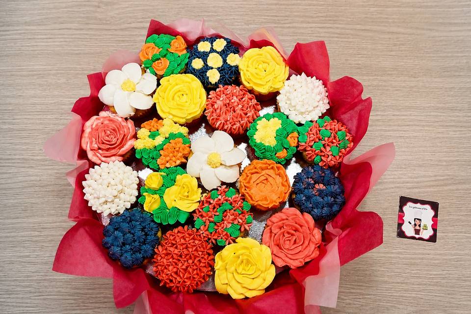 Bouquets de cupcakes