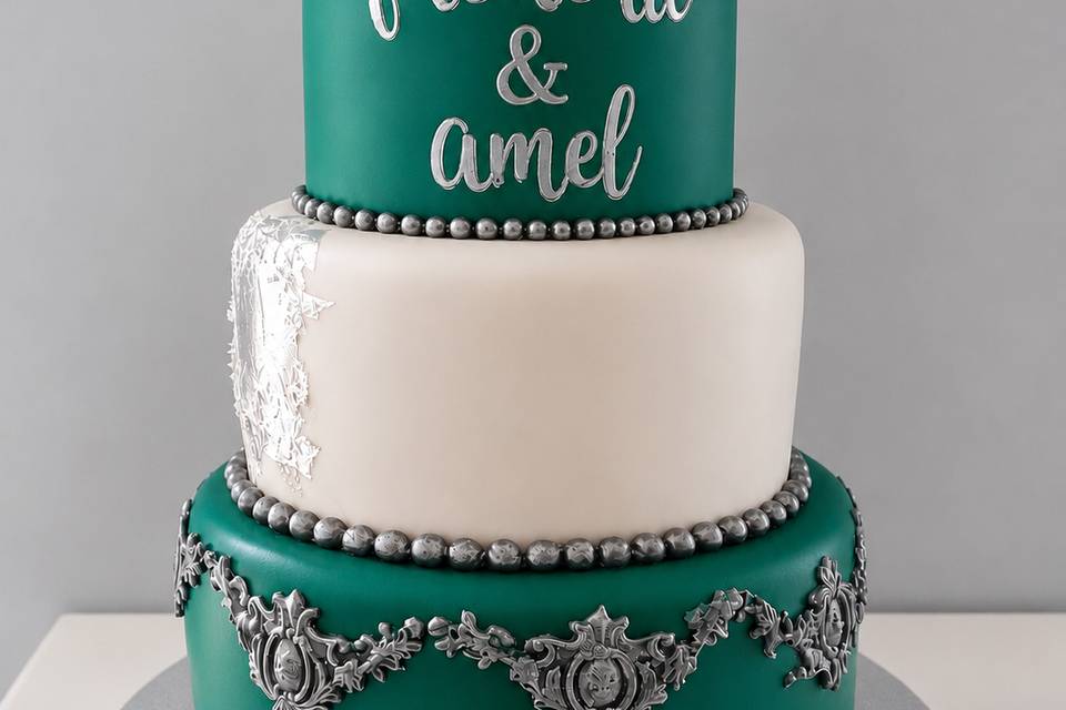 Blanc, vert, argent, barque