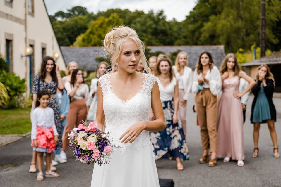 Lancé de bouquet