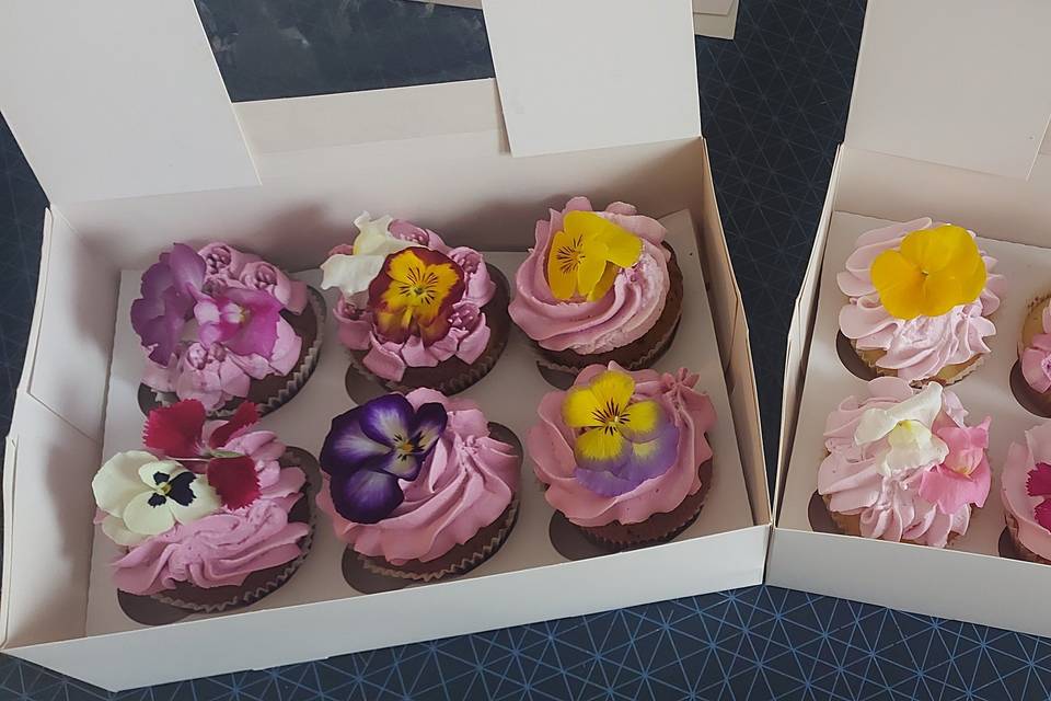Cupcakes fleurs
