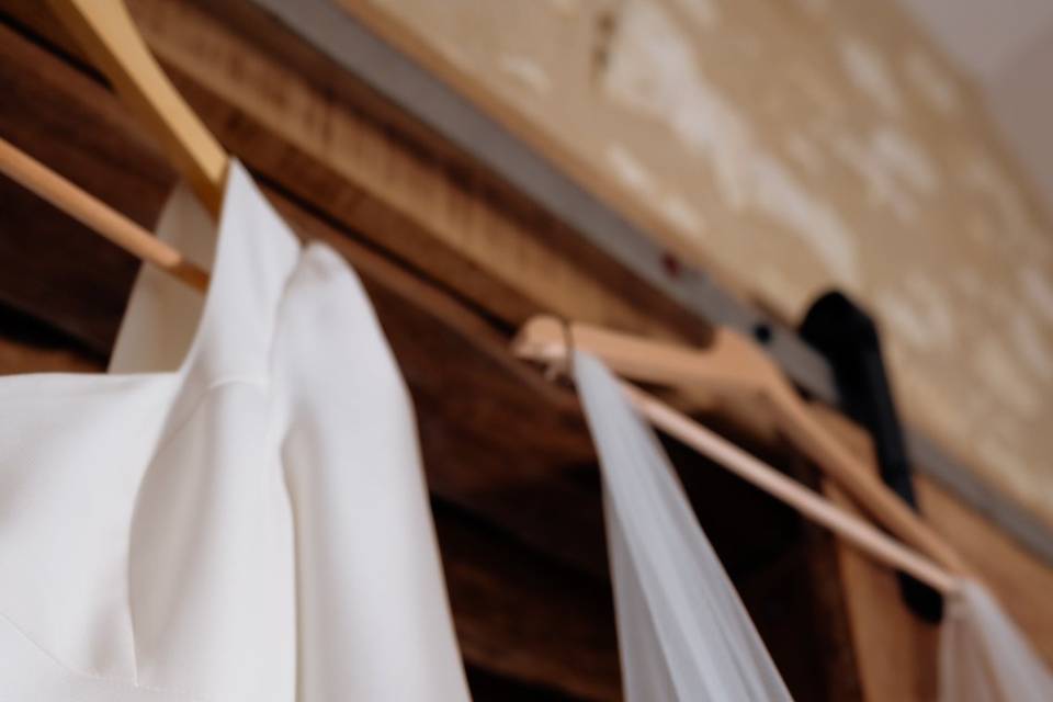 Robe de mariée détails
