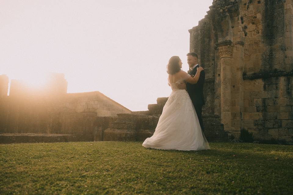 Danse au coucher du soleil