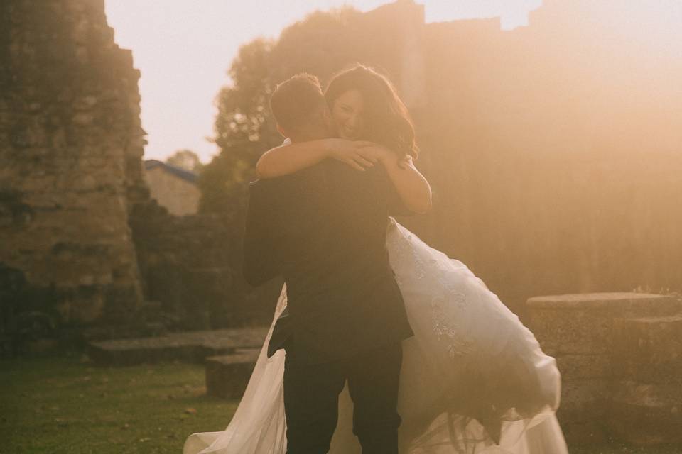 Danse au coucher du soleil