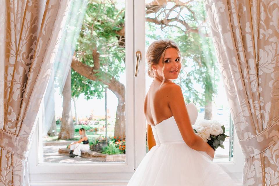 Robe de mariée a la mairie