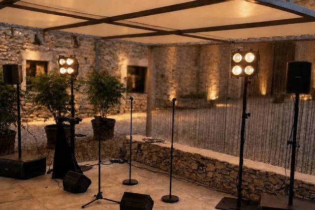 Setup vin d'honneur soirée
