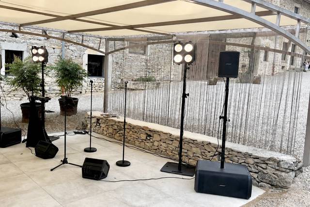 Setup vin d'honneur journée
