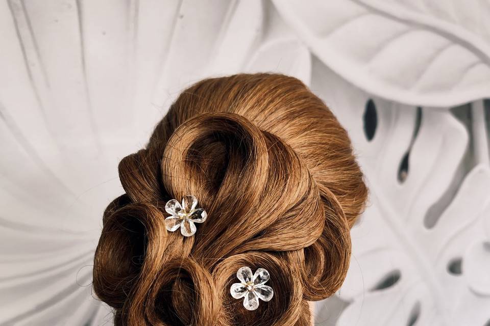 Chignon sophistiqué