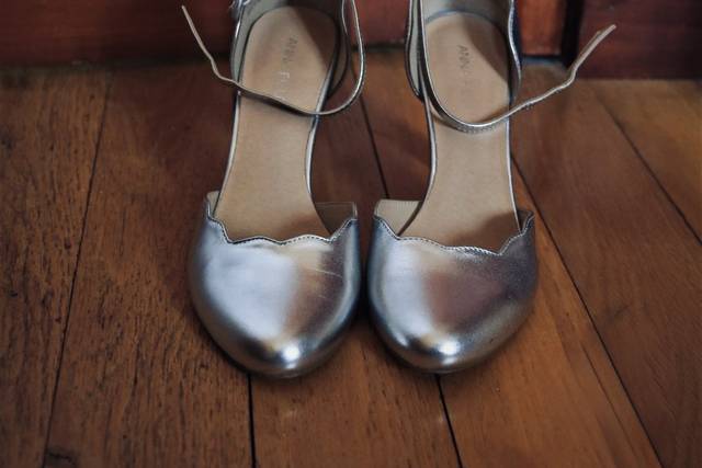 Les chaussures de la mariée