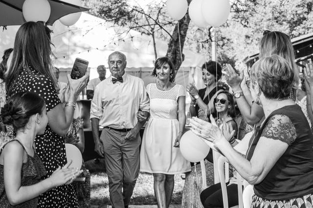 Arrivée de la mariée