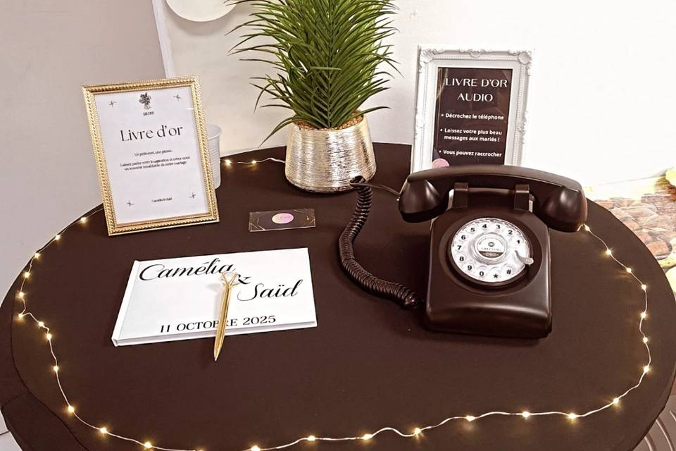 Livre d'or audio