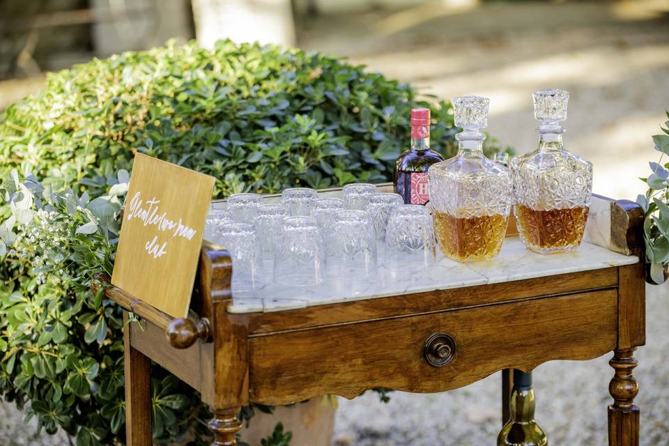 Décoration cocktail table