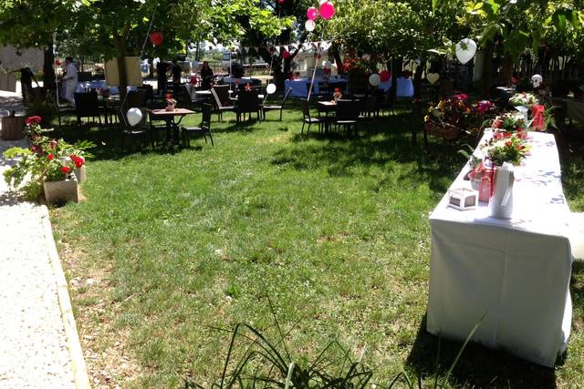 Espace extérieur devant la Lou
