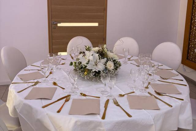 Table d’honneur fleurie