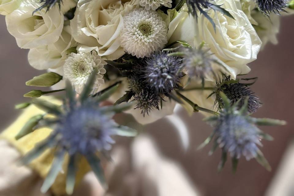 Bouquet de mariée hiver