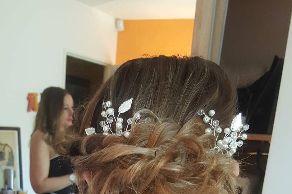 Coiffure mariée bohème