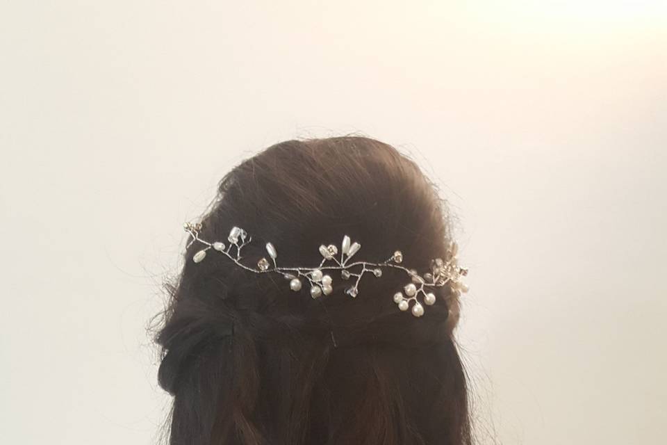 Coiffure bohème mariée