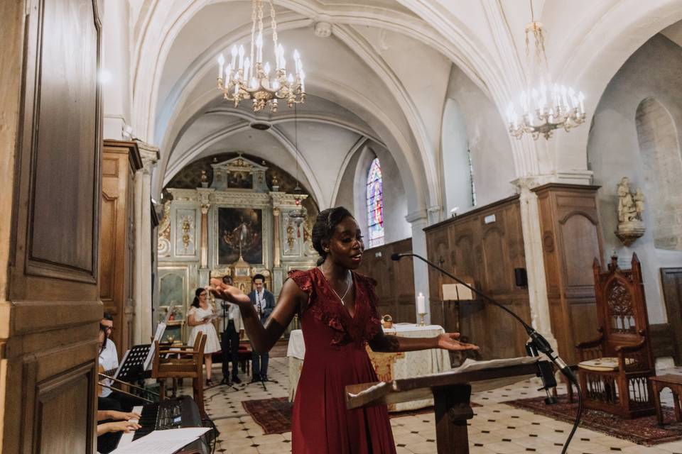 Animation avec choeur et music