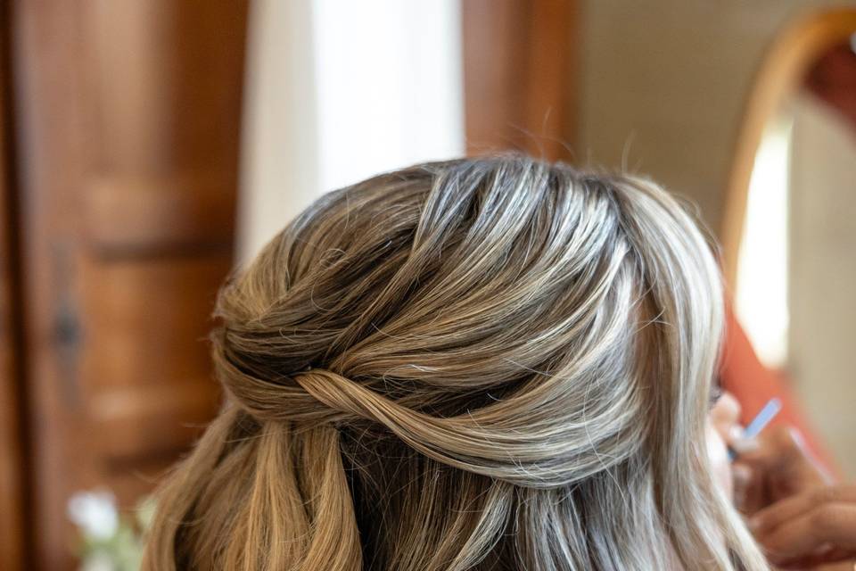 Beautiful hairstyle for Sarah