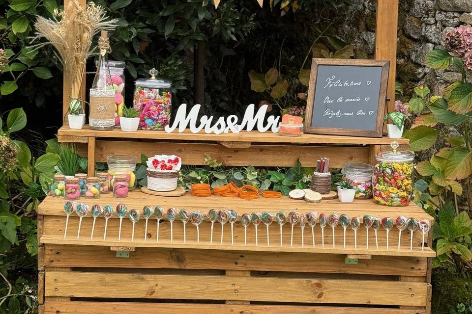 Candy bar personnalisé