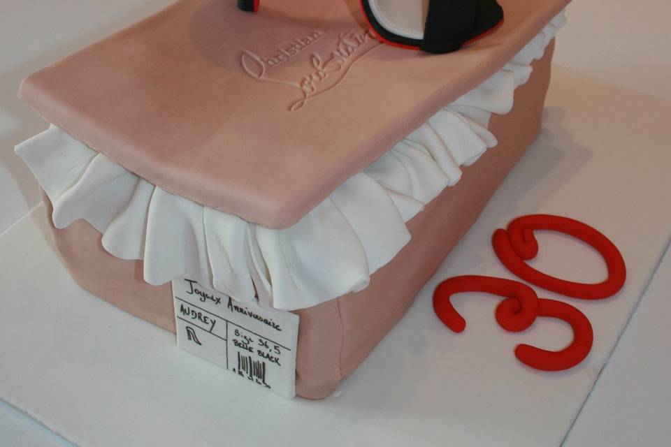 Gâteau Louboutin 100% comestible