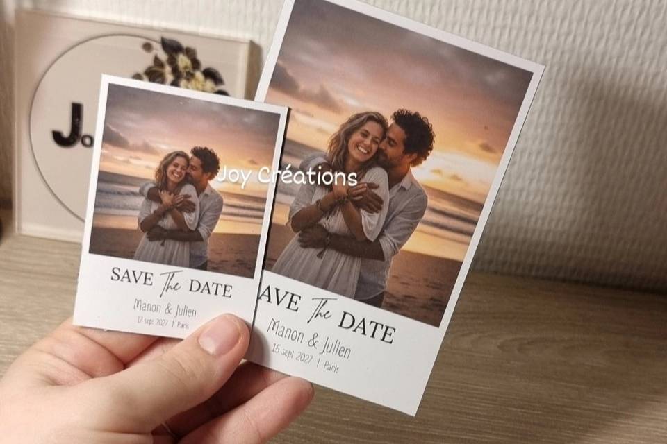 Aimants Save The Date - Anonce