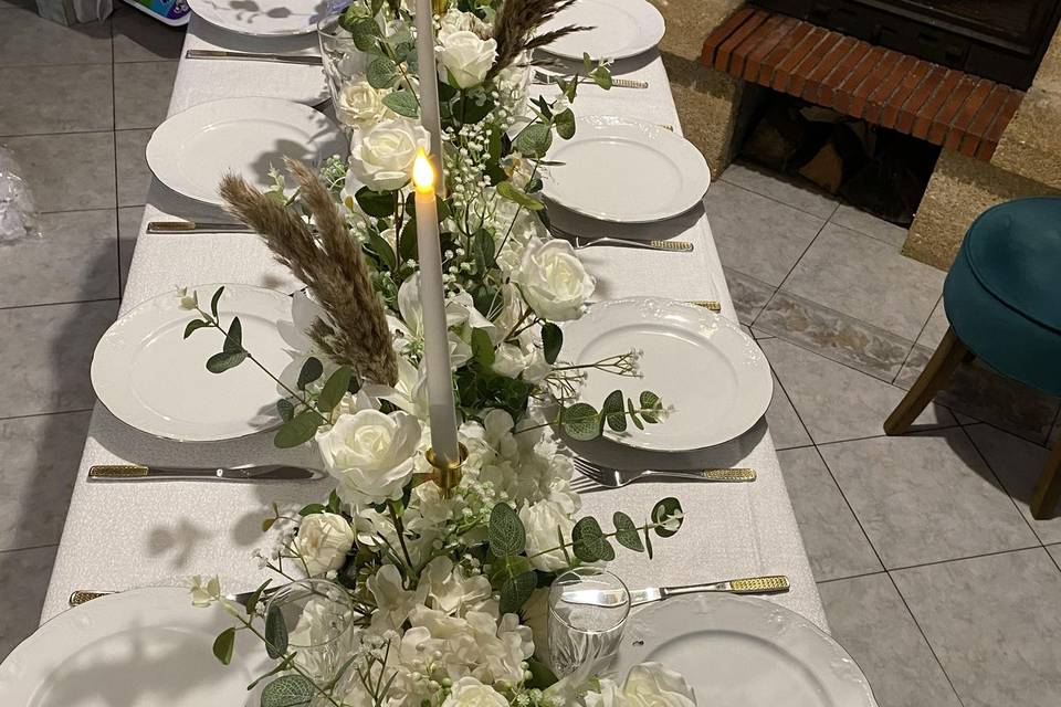 Thème blanc et bohème chic