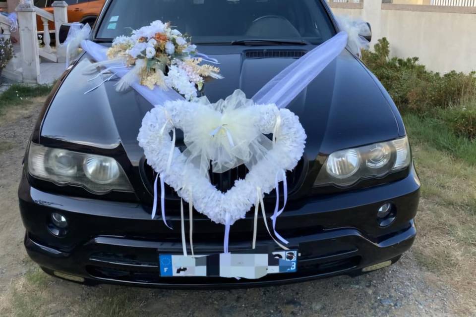 Décoration de voiture de face