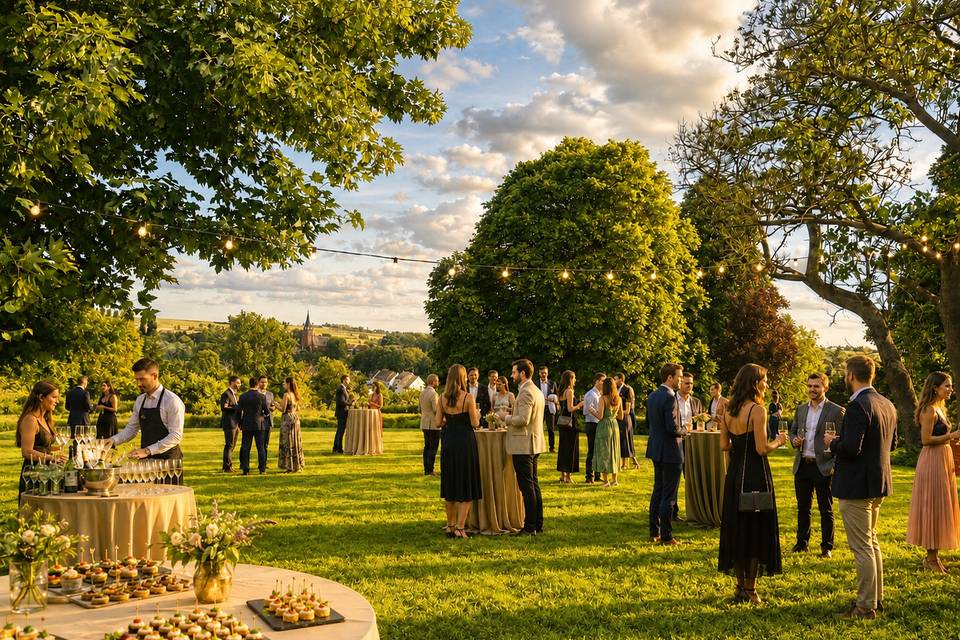 Jardin côté grange