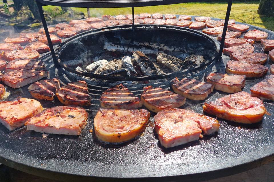 Cochon de lait au brasero