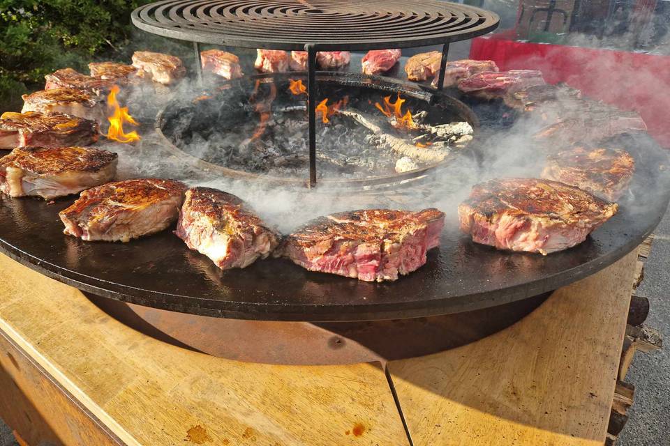 Cote de bœuf au brasero