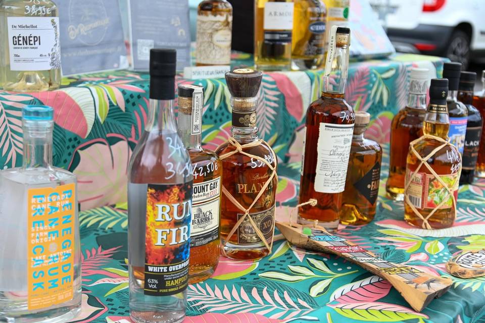 Une sélection de rhum