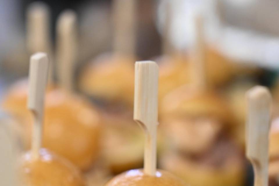 Burger cocktail
