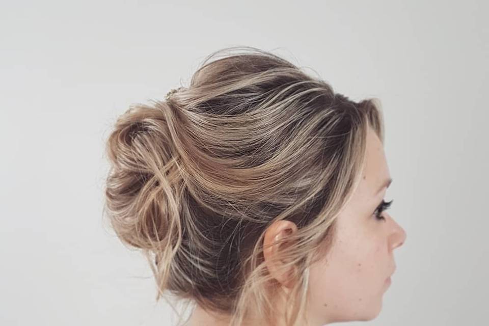 Essai coiffure mariée