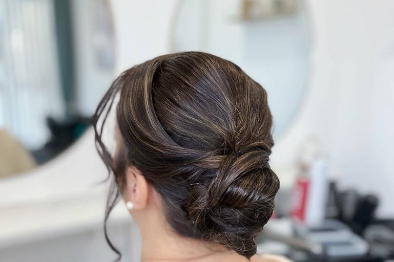 Chignon invitée