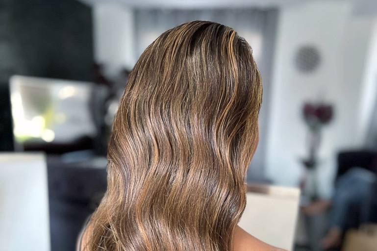 Coiffure américan wavy