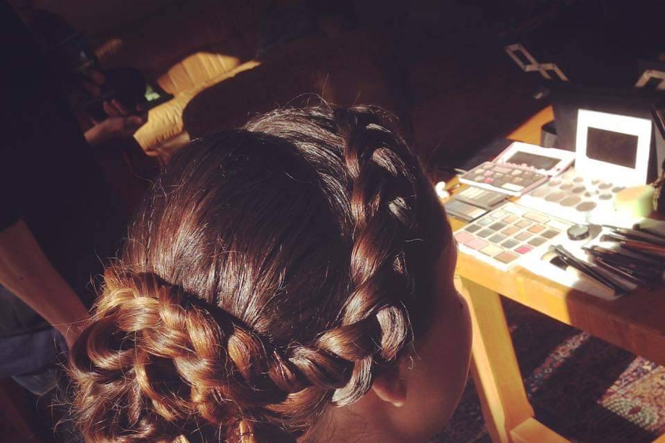 Chignon tressé