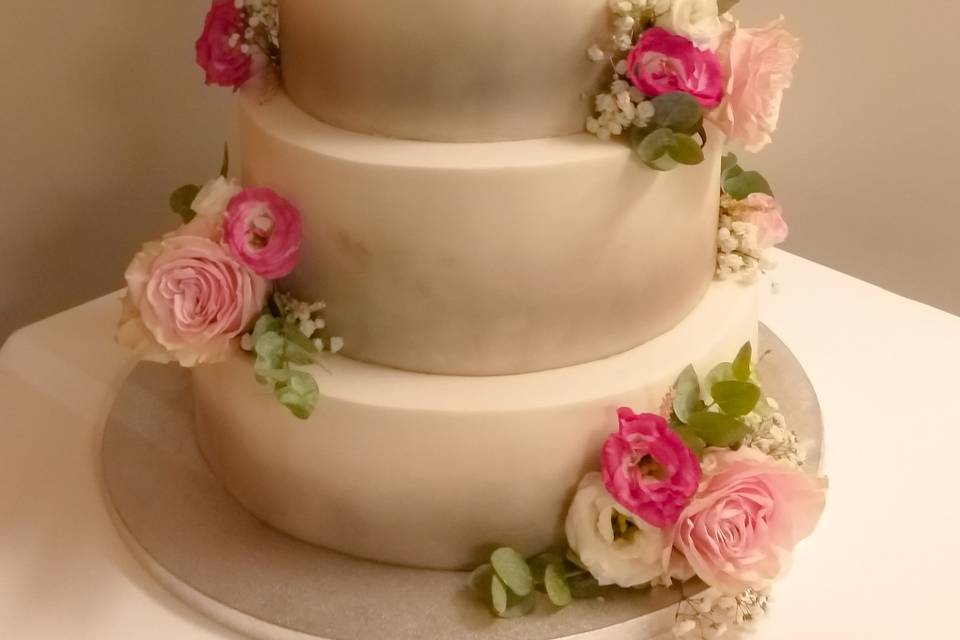 Wedding cake automnal