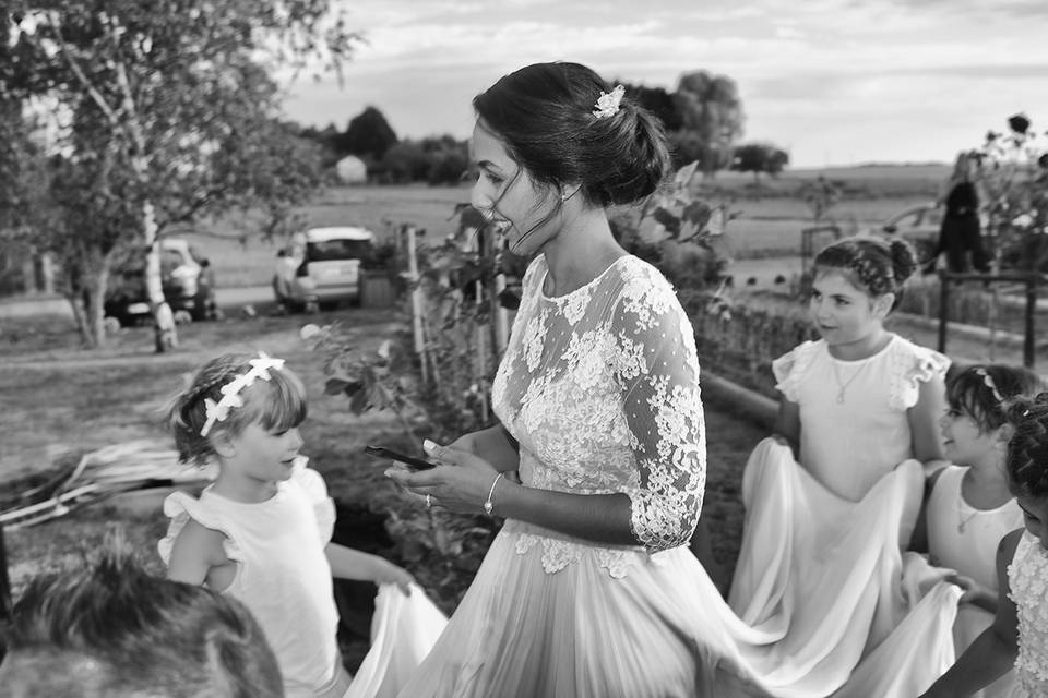 Le cortège de la mariée