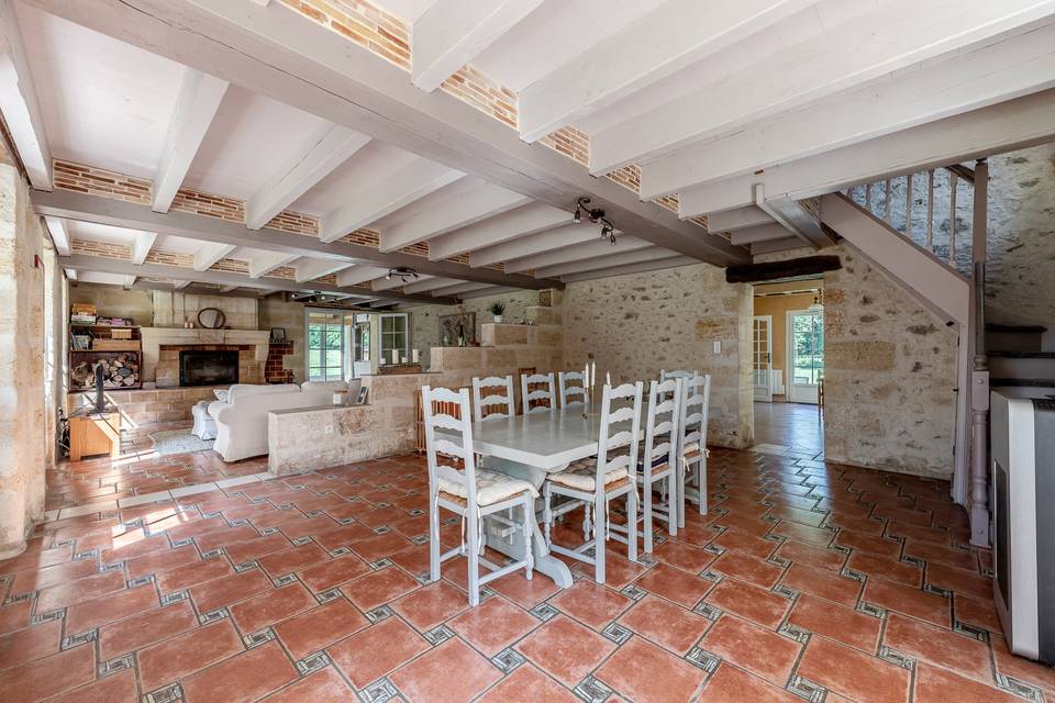 L'intérieur du gite