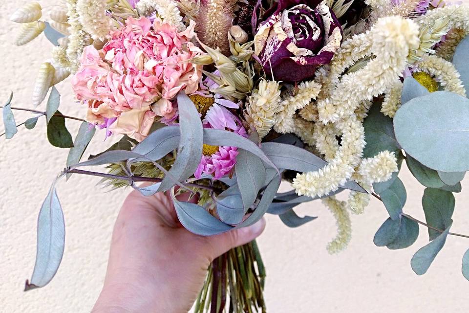 Bouquet fleurs séchées