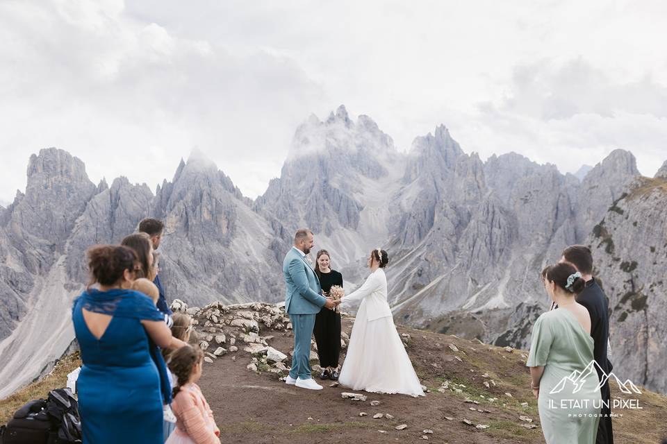 Elopement dans les Dolomites