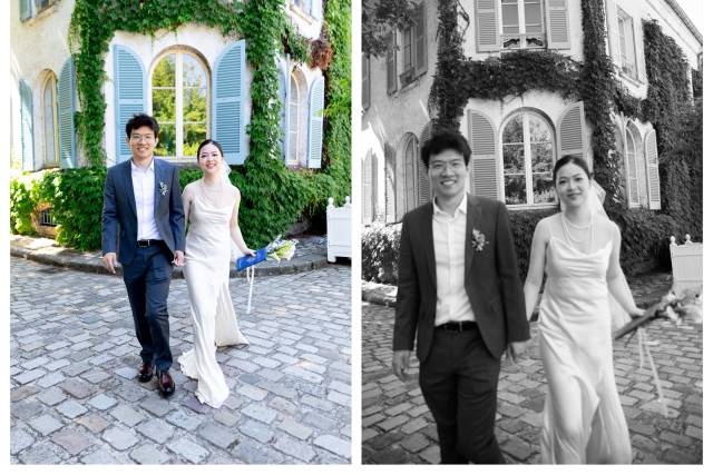 Civil wedding in Paris