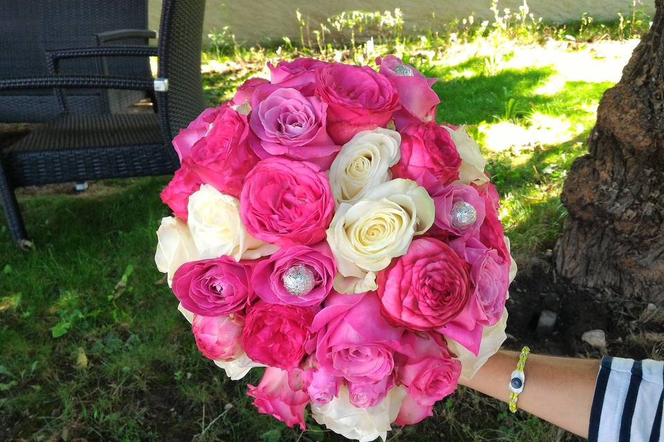 Bouquet mariée rond