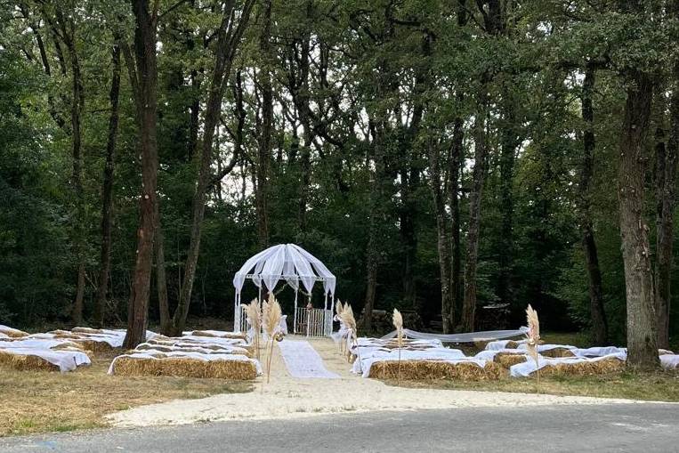 Kiosque pour cérémonie