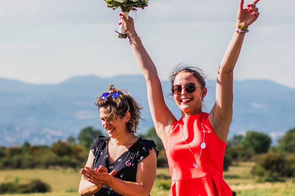 Lancer de bouquet