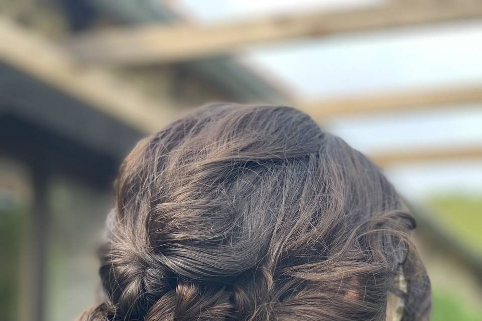 Chignon tressé