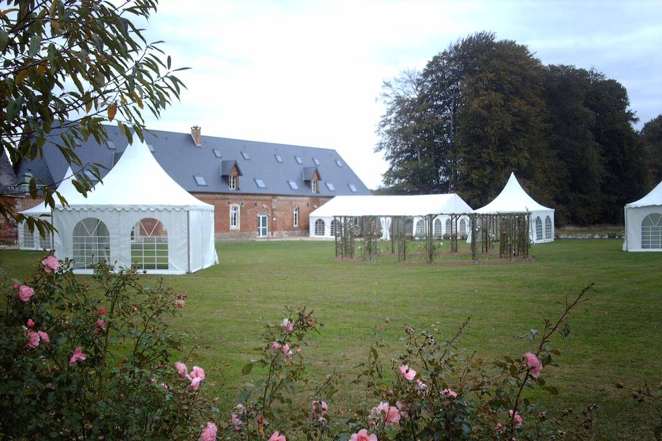 Chapiteaux  pour receptions gr