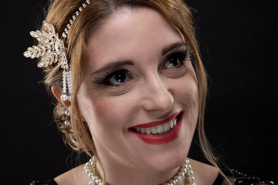 Maquillage années Gatsby